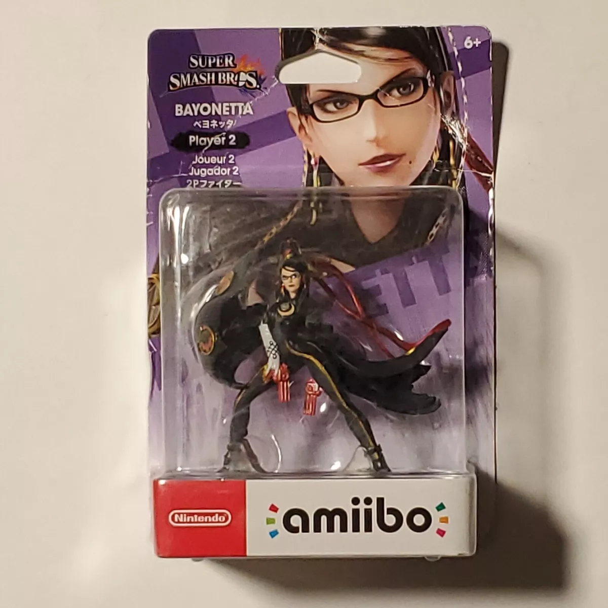 New Sealed Bayonetta Player 2 Amiibo Super Smash Bros. Switch, Wii U, & 3DS