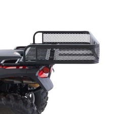 ATV Rear Rack Heavy-Duty Steel Cargo Basket Universal Carrier Hauler 300Ibs.