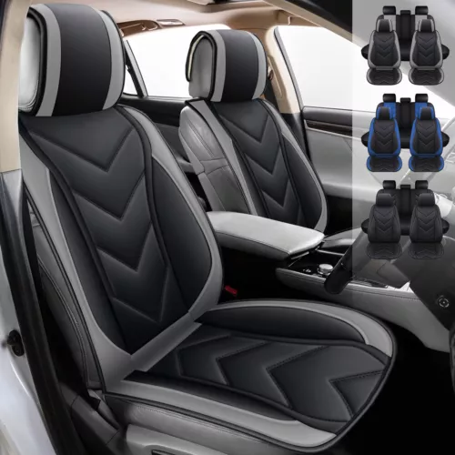 Fit For Lexus IS250 RX350 Car Seat Covers 5-Seat PU Leather Protector Waterproof - Foto 1 di 16
