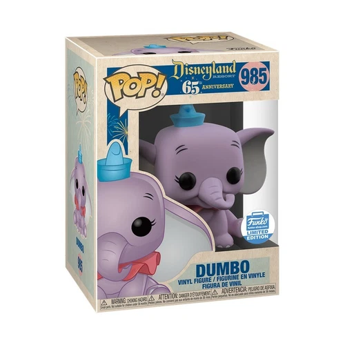 Funko Pop Dumbo Purple Funko Shop Exclusive - Disneyland Collectible Figure #985