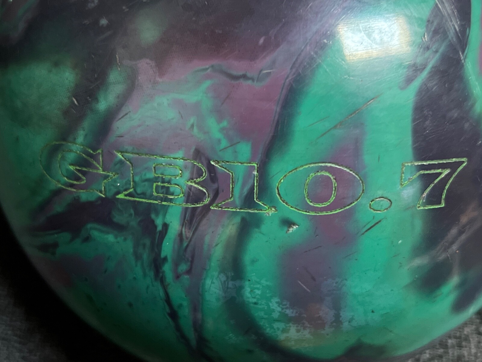 15lb Ebonite The One Bowling Ball GB10.7 Drilled eBay