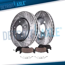 Rear Drilled Disc Brake Rotors Brake Pads for BMW X1 X2 Mini Cooper Countryman