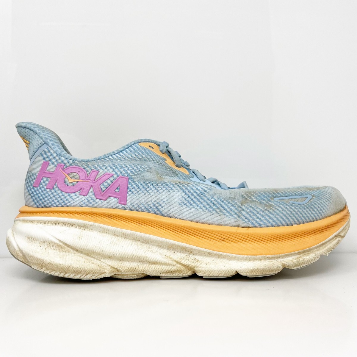 Hoka One One Womens Clifton 9 1132211 ABIW Blue Running Shoes