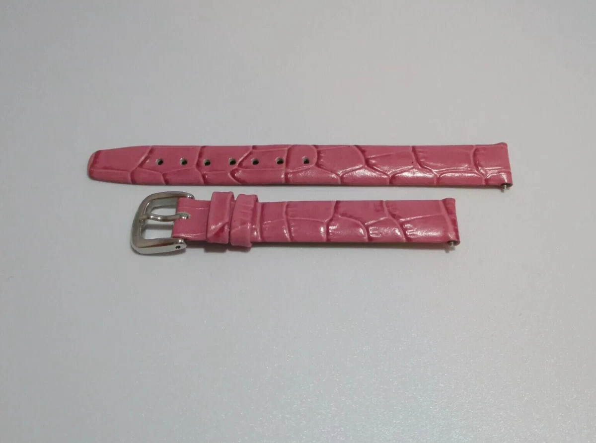 ESQ Swiss Elegant Black and Pink Leather Watch Straps ESQ Swiss Watch Women 40mm Silver Tone MOP Date Pink Leather  main image 3