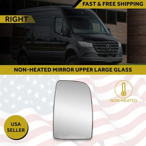 Mercedes Sprinter Mirror Glass Large Non Heated Right Passenger 2007 2017