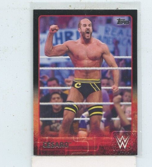 CESARO 2015 Topps WWE Black Parallel #16