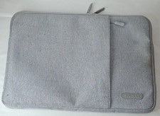 MOSISO Laptop Case 13.3 inch, Vertical Laptop Sleeve Bag with Side Pocket Gray