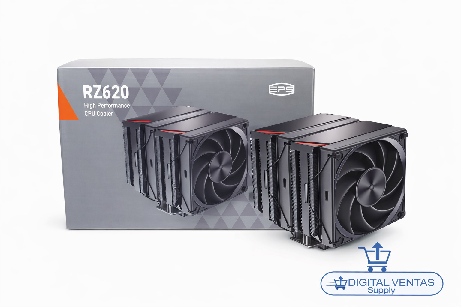 Tdp Cpu Air Cooler Dual Tower Cpu Fan 6 Heatpipe Cpu Cooling...