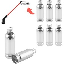 8pcs Spark Plug Wire Heat Shield Kit Aluminum Spark Plug Heat Shield Sleeve Hi 8pcs Spark Plug Wire Heat Shield Kit Aluminum Spark Plug Heat Shield Sleeve Hi