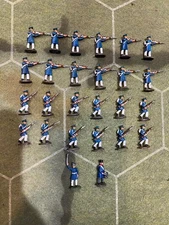 26 Prussian Del Prado Relive Waterloo 25mm NAPOLEOIC MINIATURES PAINTED