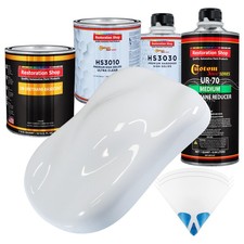 Winter White Premium Quart Urethane Basecoat Clearcoat Car Auto Body Paint Kit Winter White Premium Quart Urethane Basecoat Clearcoat Car Auto Body Paint Kit