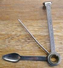 Nice Vintage Silver Tone Pipe Reamer Tool Cleaning Czech