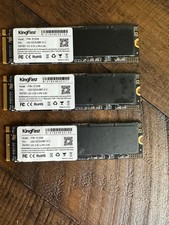 LOT OF 3 KingFast 512GB M.2 NVMe PCIe SSD 2280 F8N Solid State Drive