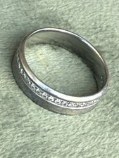 Half Diamond Eternity Or Wedding Band By Chisholm Hunter