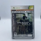 Tom Clancy's Splinter Cell ( Platinum Hits) - Microsoft Xbox - Tested W/manual
