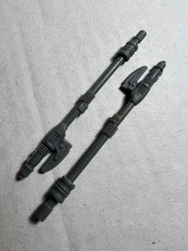 VINTAGE STAR WARS ROTJ 1983 WEEQUAY KLAATU LANDO STAFF SPEAR WEAPON ACCESSORY X2