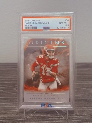 2024 Panini Origins - Patrick Mahomes II #50 Silver /75 PSA 8.5