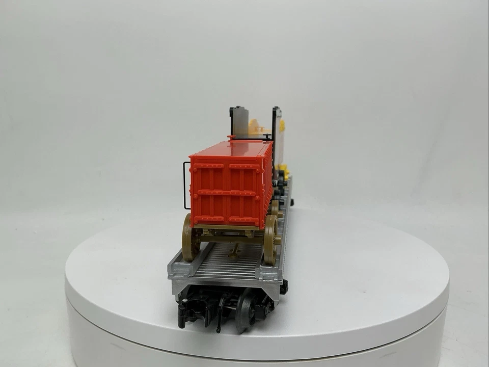 K-Line O Gauge 6-22502 Ringling Bros Scale Flatcar RBBX #56 W/ 3 Circus Wagons - Image 4 of 4