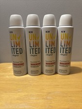 Degree Unlimited Neutral Dry Spray Antiperspirant Deodorant 3.8oz Pack of 4