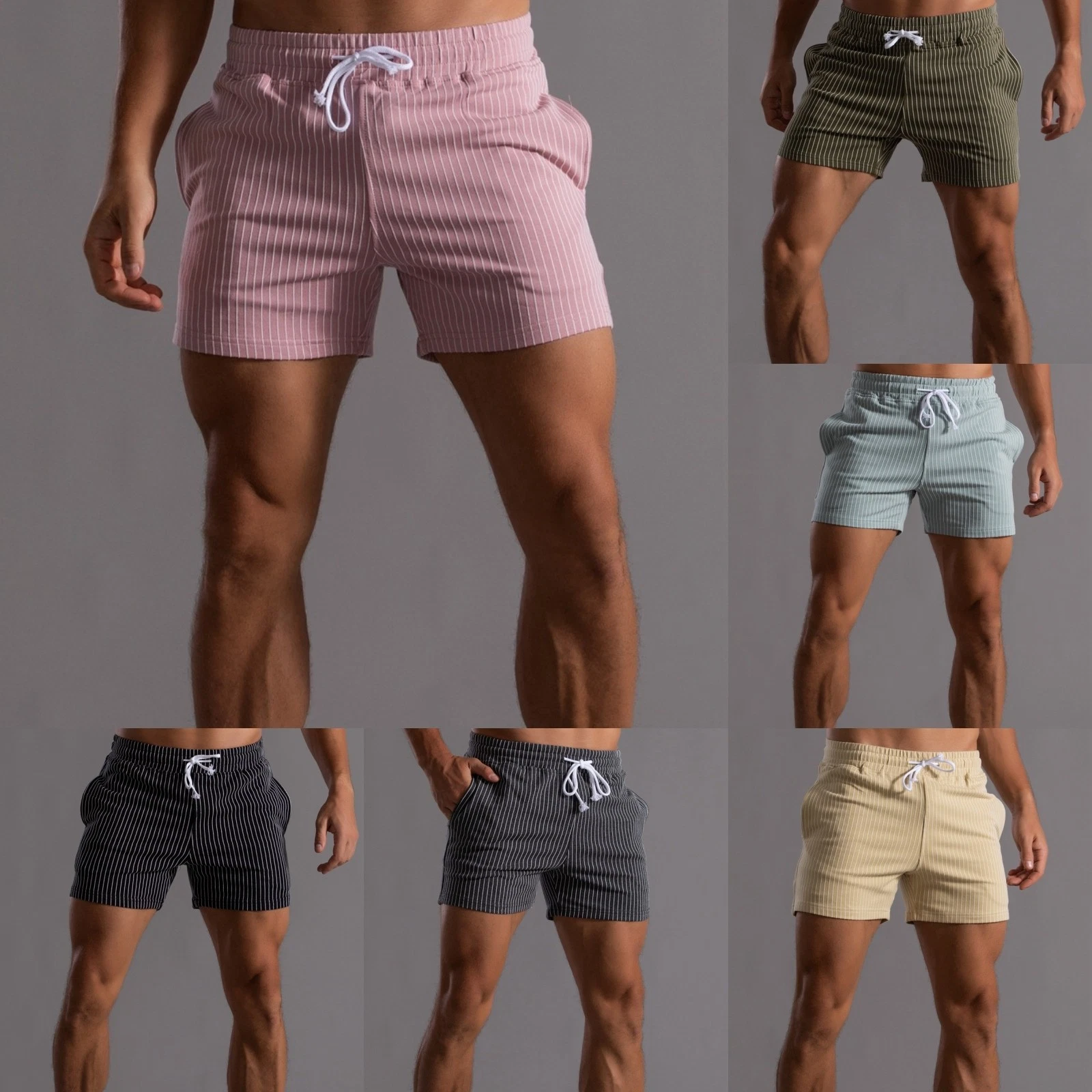 Men's Fitness Gym Shorts Running Pants Workout Quick Dry Training Casual Uk
Opens in a new window or