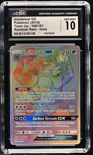 Incineroar-GX graded CGC 10 for sale on eBay