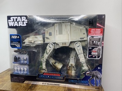  IN HAND  STAR WARS Micro Galaxy Squadron at-at Walker Endor Amazon Exclusive