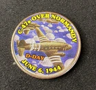 Colorized Kennedy Half Dollar D-Day C-47s Over Normandy Free Shipping