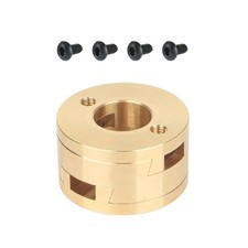 Z Brass Coupling for 3D Printer For STABILIZER for t8 Screw with Threaded Hole