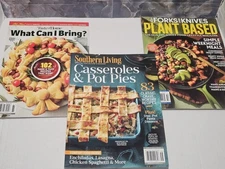 Forks over Knives Magazine Plant Based simple weeknight Meals Fall lot of 3