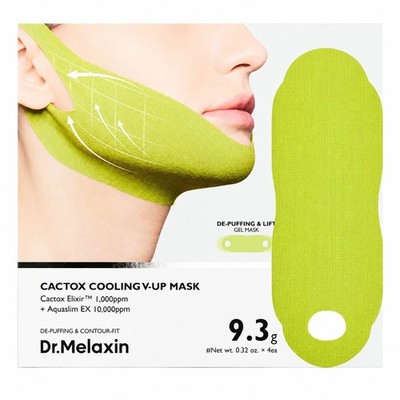 Dr.Melaxin Cactox V-Lifting Band: Cooling De-Puffing Jawline Mask