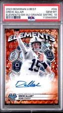 2023 Bowman's Best University - Elements of the Game Auto Orange GEO PSA 10💎/25