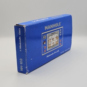 Nintendo Game & Watch Manhole NH-103 1983 Box Styrofoam & Manual Only 