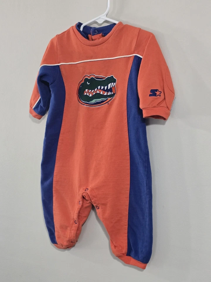 Mono Mameluco Bordado Vintage Años 90 Universidad de Florida Gators Bebé 12m Foto 3 de 4