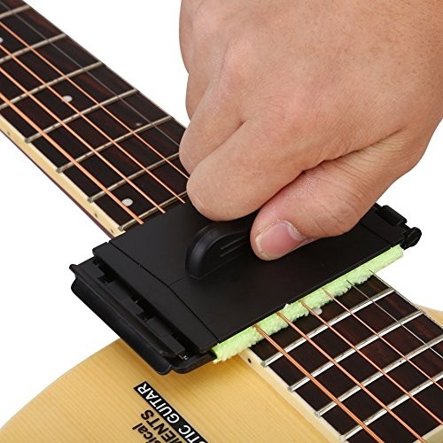 Nettoyeur de cordes pour guitare OFKPO en feutre noir