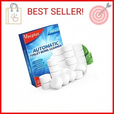 Vacplus Toilet Bowl Cleaner Tablets 30 PACK, Automatic Toilet Bowl Cleaners with