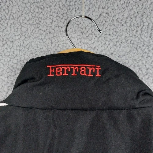 Vintage Scuderia Ferrari Mens Size XL F1 Racing Jacket Bomber Quilted Shell image 15