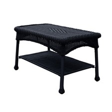 Black Wicker Patio Furniture Coffee Table