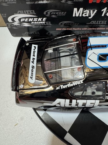 Ryan Newman #12 Alltel Winston Winner Dark Chrome 2002 Team Caliber 1/24 Diecast - Picture 10 of 17
