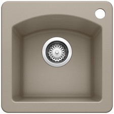 Blanco 440205 Diamond 15" Drop-In or Undermount Single Basin - Truffle