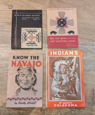Four VTG Native American Booklets