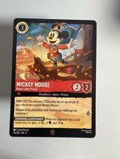 Mickey Mouse - Brave Little Prince 111/204 Legendary Fabled Lorcana NM/M