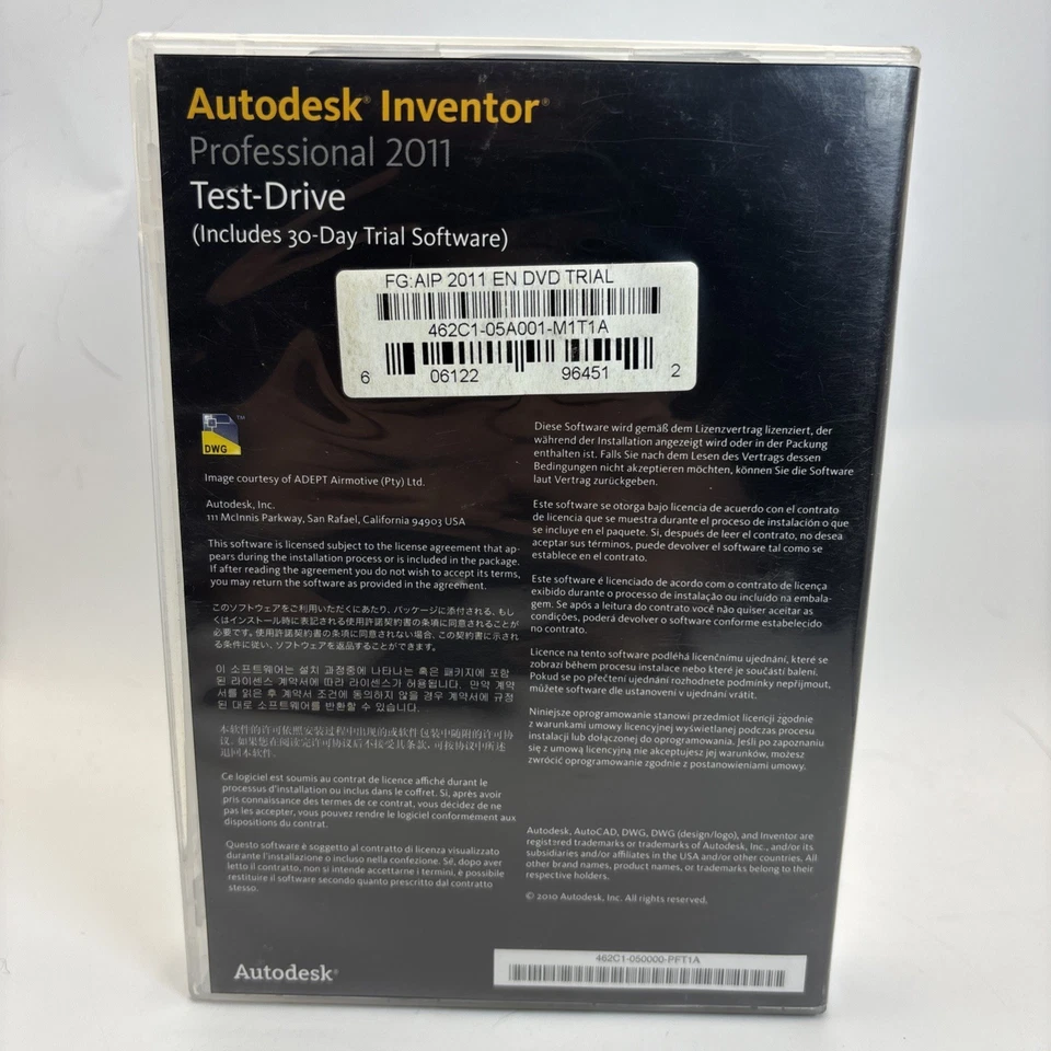 Autodesk Inventor Professional 2011 Test-Drive 30 días solo discos de sendero Foto 3 de 4