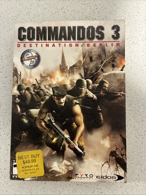 Commandos 3: Destination Berlin PC CD ROM Complete With Poster