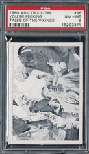 1960 AD-TRIX TALES OF THE VIKINGS #56 YOURE PEEKING PSA 8 *DS15054