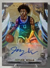 2024-25 Topps Inception - Rookie Autographs Jaylen Wells Gold /50 SP!