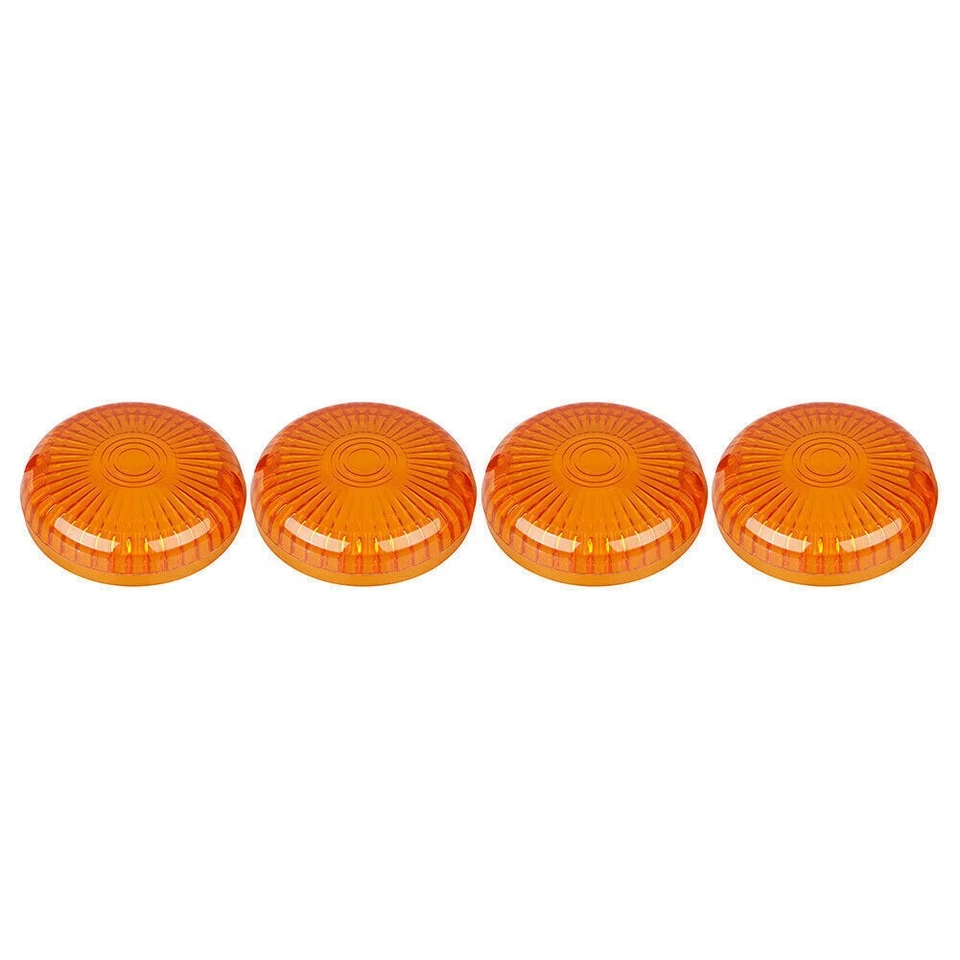 For Yamaha Road Star/V Star 1100/Vmax 1200 1700 Turn Signal Lens Amber Cover - Image 3 of 4