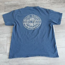 Mr Zogs Sex Wax T Shirt Blue Surf Surfing Skater Mens Medium Graphic Tee