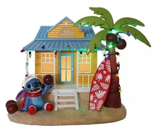 St Nicholas Square Village - Stitch’s Beach House - LED Lighted  - New