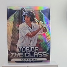 2020 Panini Prizm - Top of the Class Riley Greene #TOC-5 (RC) Prizm Detroit 