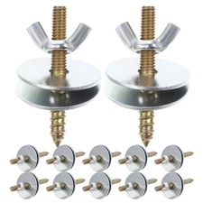  30 Set Metal Bird Cage Retaining Screws Small Animal Cage Screws and Nuts Perch